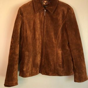 Colebrook classics women’s leather suede jacket